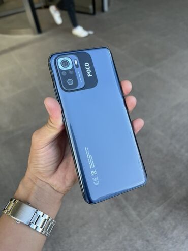 бу телефоны в ош: Poco M5, 256 ГБ, цвет - Синий, 2 SIM