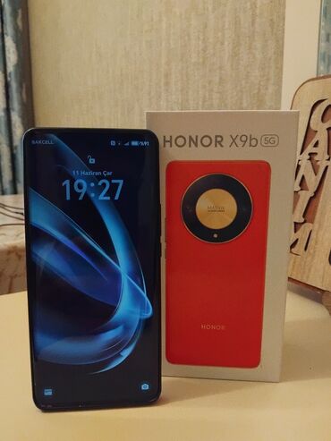 Honor: Honor X9b, 256 GB, rəng - Qara, Barmaq izi, İki sim kartlı, Face ID