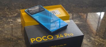 поко тел: Poco X4 Pro 5G, Колдонулган, 256 ГБ, түсү - Көк