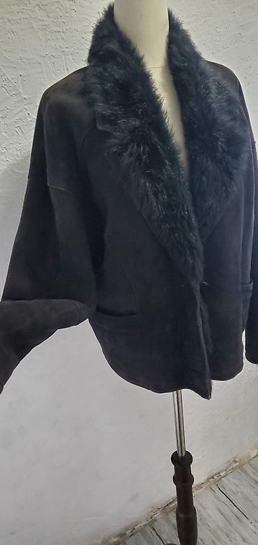 мужской шым: Дубленка, Германия, Короткая модель, Оверсайз, L, XL, M — 2