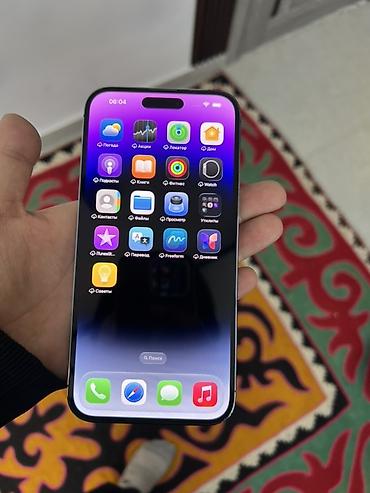 macbook pro 32: IPhone 14 Pro Max, Б/у, 256 ГБ, Deep Purple, 77 % — 3