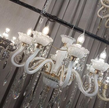 Çilçıraqlar: Çılçıraq, 10 və daha çox lampa, Xrustal