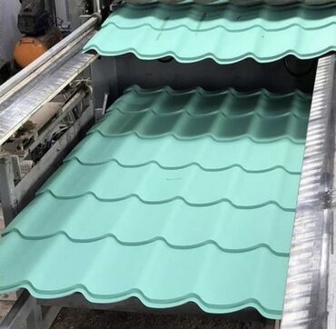 Profnastil: Bu metal kirəmit dam örtüyü üçün nəzərdə tutulmuş, dalğalı profilli — 6