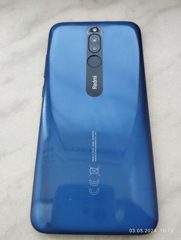 Xiaomi: Xiaomi Redmi 8, 32 GB, rəng - Mavi, 
 Sensor, Barmaq izi, İki sim kartlı