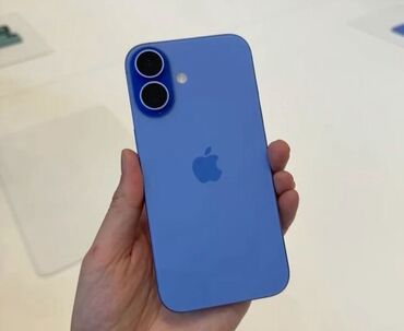 ipone 13 pro max: IPhone 16, 128 GB, Mavi, Simsiz şarj, Face ID