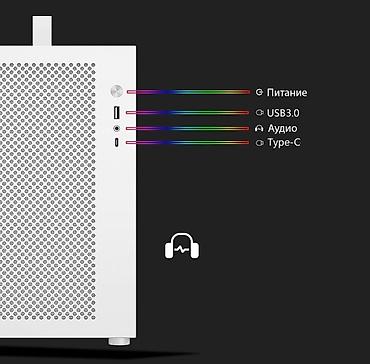 Корпусы ПК: Корпус ПК, Новый, Micro-ATX, цвет - Черный — 6