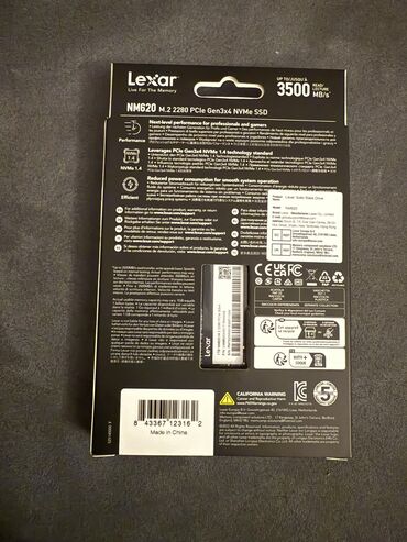 Sərt disklər (HDD): Daxili SSD disk 1 TB, M.2, Yeni