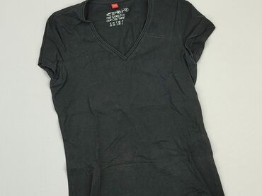 czarne t shirty z koronką: T-shirt, Esprit, XS (EU 34), condition - Good