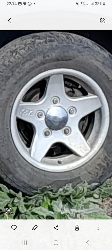 Disklər: İşlənmiş Disk Chevrolet R 15, 5 Boltlu