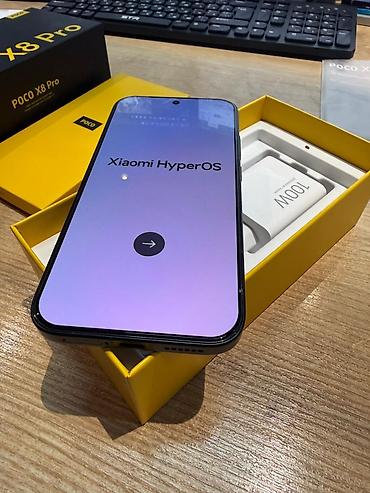 Poco X8 Pro, 512 GB, rəng - Qara, Simsiz şarj lalafo.az -da Poco X8 Pro, 512 GB, rəng - Qara, Simsiz şarj