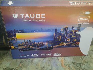 led tv 82 ekran: 2023 Son model Led Almaniya brendi Taube led tv Nazik ince modeldi