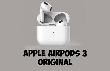 ayfon nauşnik: Qulaqcıq "Apple Airpods with Lightning Charging Case" Оригинальный