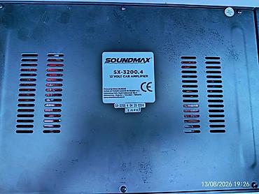корпус для компьютера: Soundmax SX-3200.4 avtomobil gücləndiricisi - 4 kanallı, Class AB - — 5
