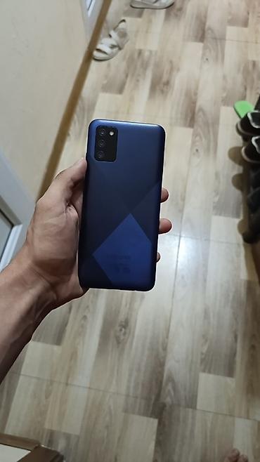 samsung a400: Samsung Galaxy A02 S, 32 GB, rəng - Göy, Sensor — 4
