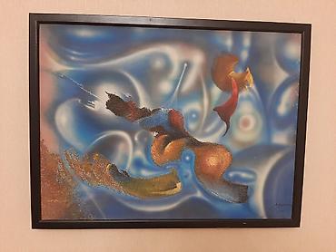 Rəsm əsəri Ölçü: 63×83 sm Kətan, akrilik boya Qiymət: 500 AZN Картина