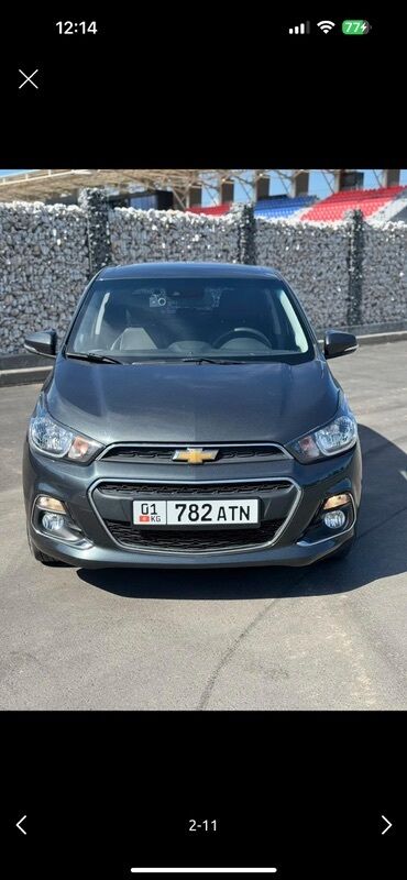 бишкек бампер: Chevrolet Spark хэтчбек, темно‑серый 2018г рестайлинг
