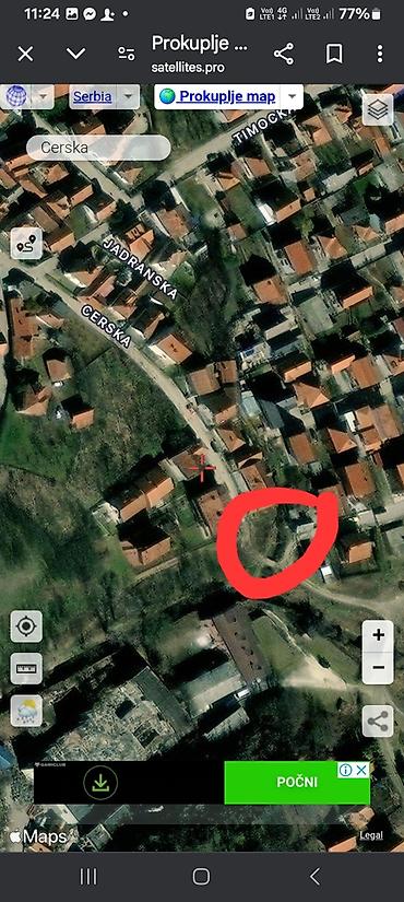 izdavanje kuce: Građevinsko zemljište, Prokuplje – ulica Cerska - Parcela br. 1831 — 1