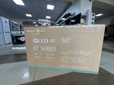 Телевизоры: Hisense 50e7kq складские цены qled 4k smart tv vidaa hdr10+
