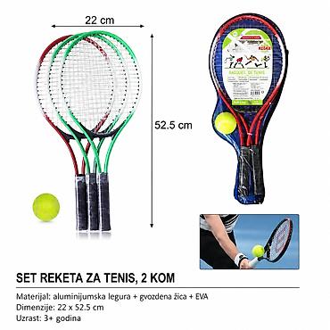KMT Teniski reket 2001967-A Opis: Set reketa za tenis, 2 kom