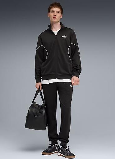 костюм купить: Мужской спортивный костюм, M, L, Puma, Новый, цвет - Черный, Платная доставка, Самовывоз — 1