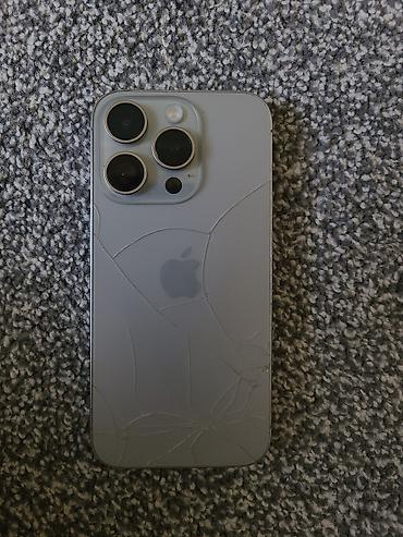 airpods pro 1: IPhone 15 Pro, Б/у, 256 ГБ, Natural Titanium, 100 % — 1