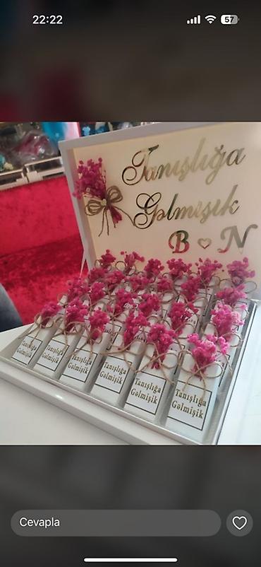 “Tanishlığa Gəlmişik” temalı xatirə şokolad dəsti - Dekorativ qutu