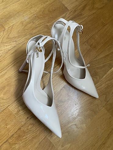 tufli: ZARA qadın tuflisi - Model: İti burunlu, stiletto topuqlu - Rəng — 1