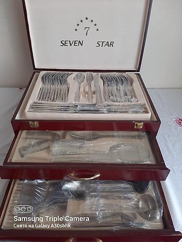 kepce: “Seven Star” markalı dəst – paslanmayan poladdan süfrə ləvazimatları — 3