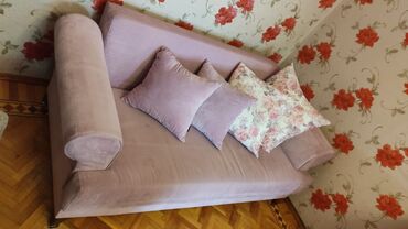 Диван, Нераскладной, Без подьемного механизма, Велюровая ткань, Нет доставки