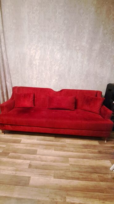 продажа диванов бу: Диван, Б/у, Нераскладной, Без подьемного механизма, Ткань, Нет доставки at lalafo.az продажа диванов бу: Диван, Б/у, Нераскладной, Без подьемного механизма, Ткань, Нет доставки
