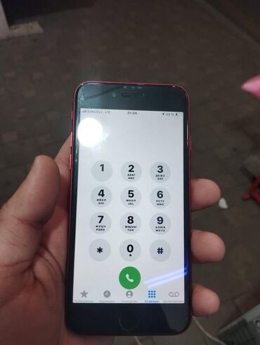 ilkin ödənişsiz telefon krediti: IPhone SE 2020, 64 GB, Qırmızı, Barmaq izi