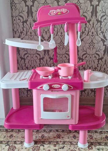 детские машины игрушки: Продаю большой игровой набор Кухню с встроенной духовкой и стиральной