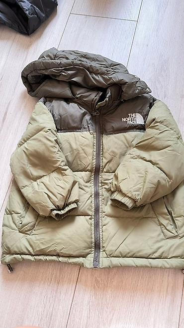 Верхняя одежда: Писать на ватсап Детская пуховая куртка The North Face с капюшоном — 1