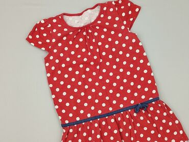 sukienka czerwona w groszki: Dress, George, 2-3 years, 92-98 cm, condition - Good