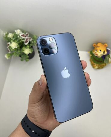 обмен на айфон 12: IPhone 12 Pro Max, Б/у, 128 ГБ, Blue Titanium, Коробка, 81 %