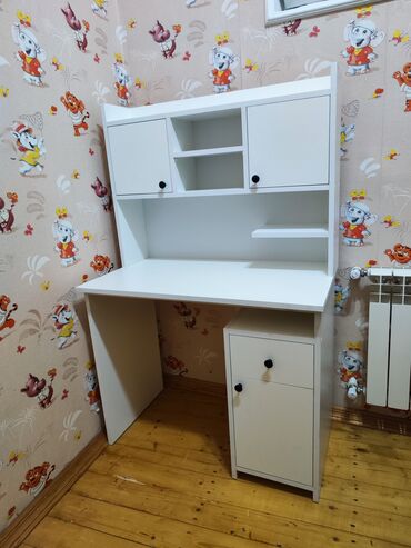 Uşaq masaları: Oğlan və qız üçün, Yeni, Siyirməli, Yazı masası, Stulsuz — 27