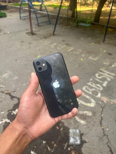 айфон 11 бу цена в бишкеке: IPhone 11, Колдонулган, 64 ГБ, Графит, Коргоочу айнек, Бөлүп төлөө менен, 64 %