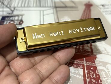 Dodaq qarmonları: Fərdi həkk olunmuş harmoniyalar. Bu harmoniyalar qızılı və gümüşü — 3