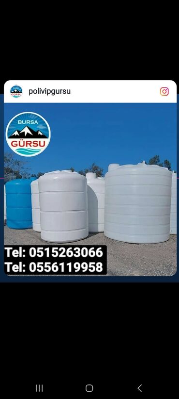 Baklar və çənlər: Bak, Plastik, 10000 l l, Yeni, Pulsuz çatdırılma, Rayonlara çatdırılma — 29