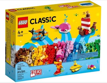 stroitelnaja kompanija lego: Lego Classic 11018 "Творческое веселеье в океане"возрастные