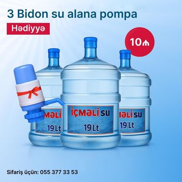 Həyatın qaynağı indi bir qurtumda💧 ✅Şəhərin bütün bölgələrinə pulsuz