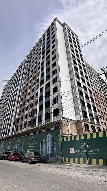 madina residence: 1 комната, 50 м², Восток-5 мкр Элитка, 4 этаж, ПСО (под самоотделку) — 2