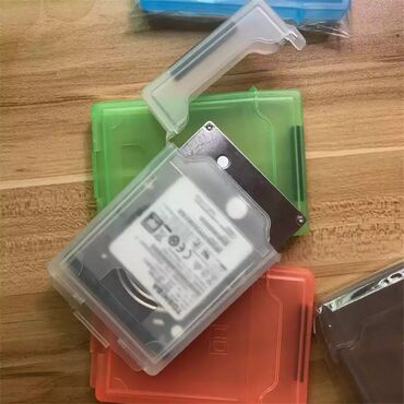 Другие комплектующие: Пластиковый кейс для хранения жестких дисков HDD, SSD, SATA, 2,5 дюйма