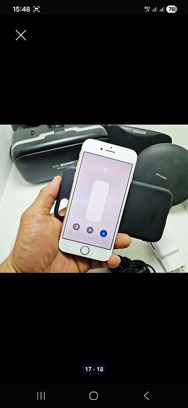 Apple iPhone: IPhone 8, Б/у, 256 ГБ, Золотой, Наушники, 100 % — 15