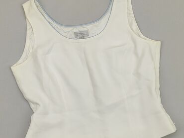 białe bluzki z bufiastymi rękawami: Blouse, L (EU 40), condition - Good