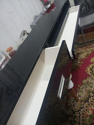 Тумбы и подставки для телевизора: Тумба и подставка для телевизора, Напольная, ЛДСП, цвет - Черный — 8