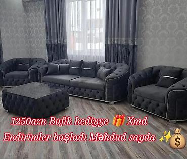 Divan və kreslo dəstləri: Yeni, Divan, 2 kreslo — 1
