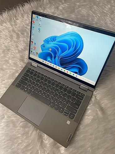 Ноутбуки и аксессуары: Lenovo 2‑in‑1 şəbəkə noutbuku (convertible) - 360° çevrilən menteşə — 4