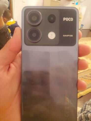 baku electronics az: Poco X5 5G, 256 GB, rəng - Göy, Barmaq izi, Face ID