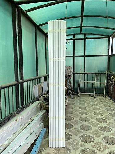 Digər divar panelləri: PVC perqola/hasar/profil panelləri dəsti - Material: PVC (açıq rəng — 2